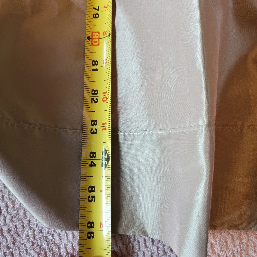 Waverly Curtain 2 Panels Made In Turkey Set Of 2 Gold Color Striped Top 86x50